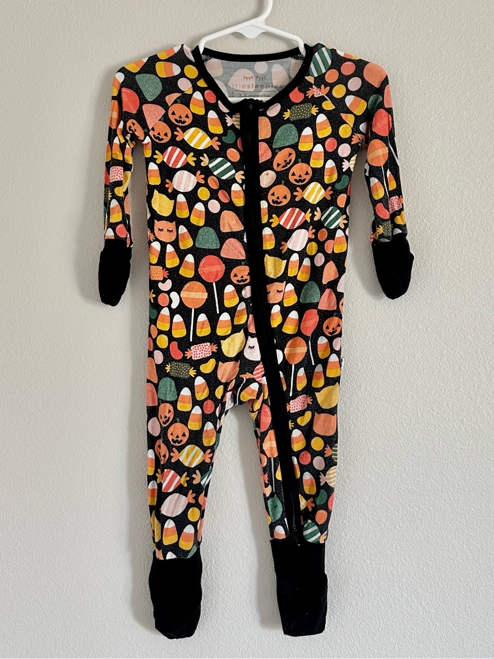 Little Sleepies Spooky Sweets Halloween Bamboo Zippy 3-6M